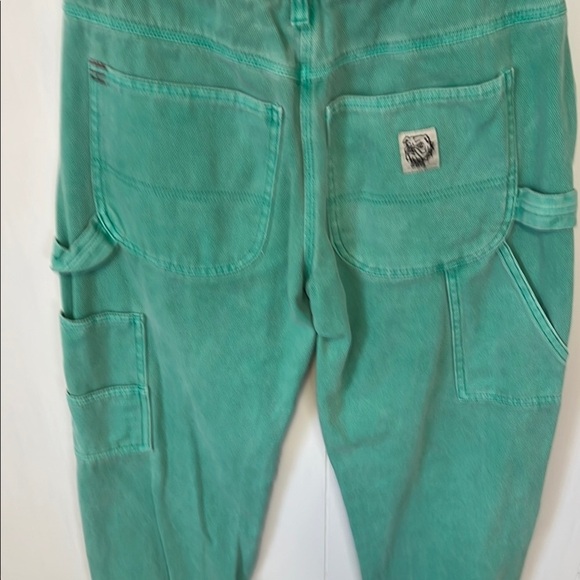 BDG Green Cargo Crop Pants Size 0 - Picture 4 of 6